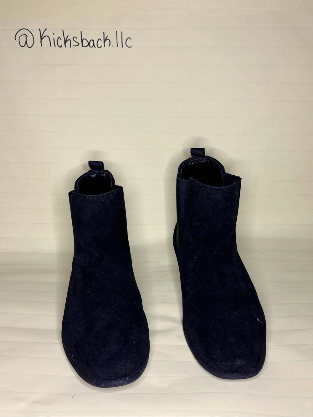 ASOS Black Suede Chelsea Boots